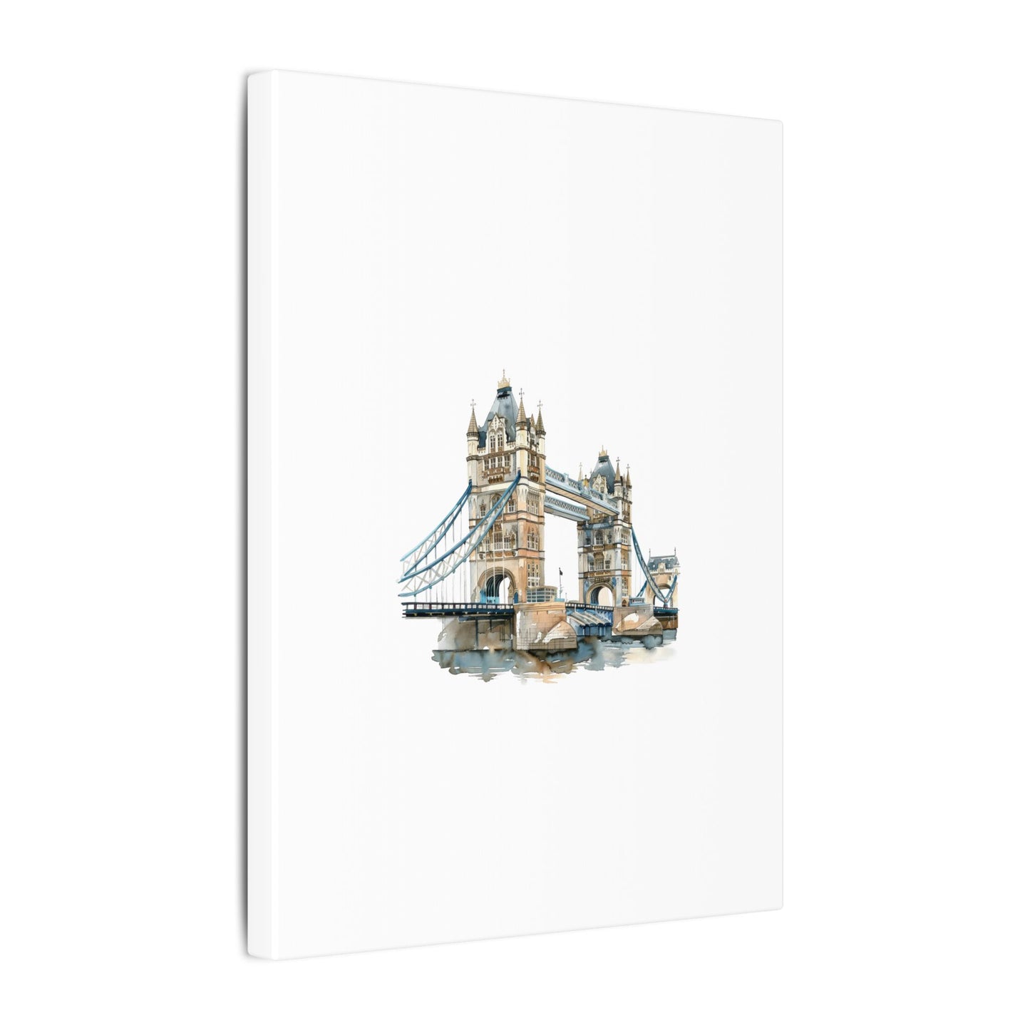 London Bridge Matte Canvas Wall Art, Elegant Home Decor, Unique Gift for Art Lovers, Travel Enthusiast Wall Decor, Modern Aesthetic