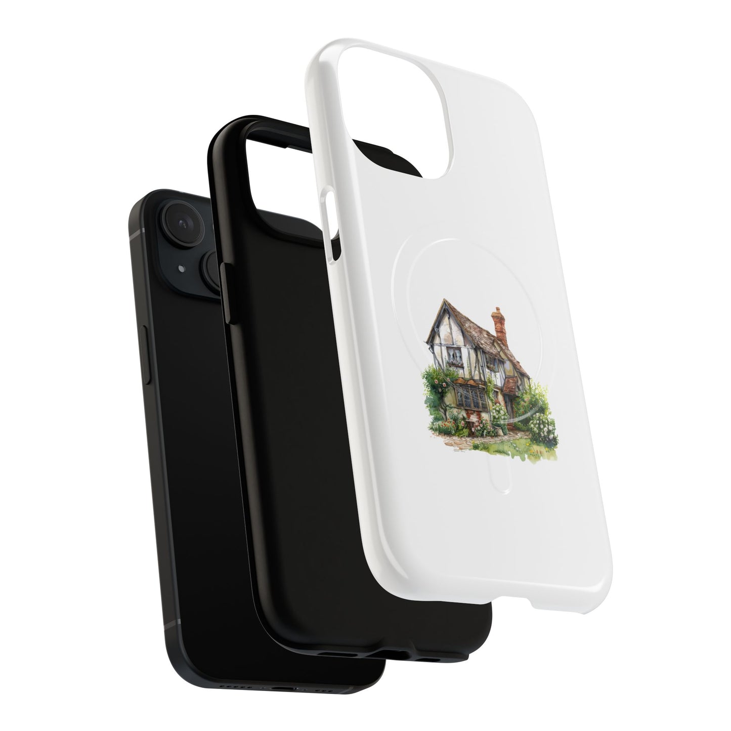Charming Cottage Magnetic Phone Case | Tough & Durable iPhone Cover, Gift for Home Lovers, Personalized Phone Accessory