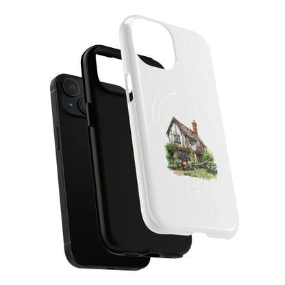 Charming Cottage Magnetic Phone Case | Tough & Durable iPhone Cover, Gift for Home Lovers, Personalized Phone Accessory