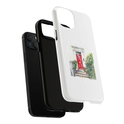 Charming Red Door Tough Magnetic Case - Custom Phone Cover, Gift for Home Lovers, Holiday Presents, Unique Decor
