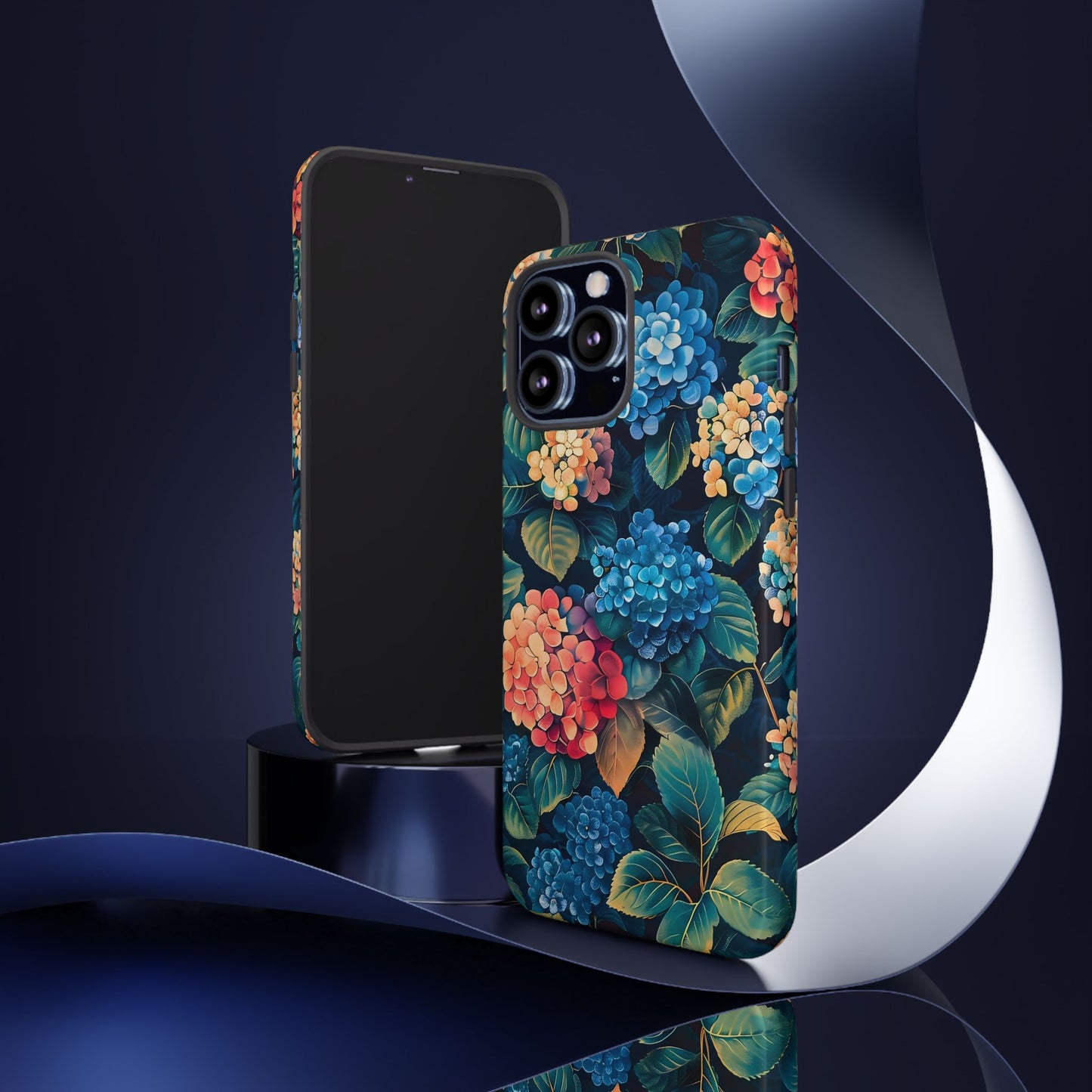 Floral Phone Case, Stylish Tough Case for Gardener Gift, Flower Lover Accessory, Pretty Floral Design, Protective Case