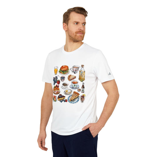 adidas Unisex Sport T-shirt - Heritage and Charm - England's Iconic Symbols