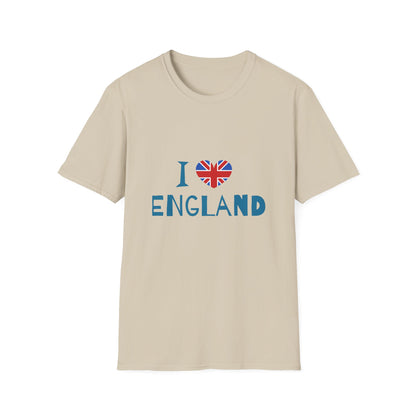I love England Durable Unisex Softstyle T-Shirt