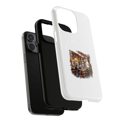 Artistic Tough Magnetic Phone Case for Secure Style, Protective Cover, Customizable Gift, Unique Accessories, Everyday Use