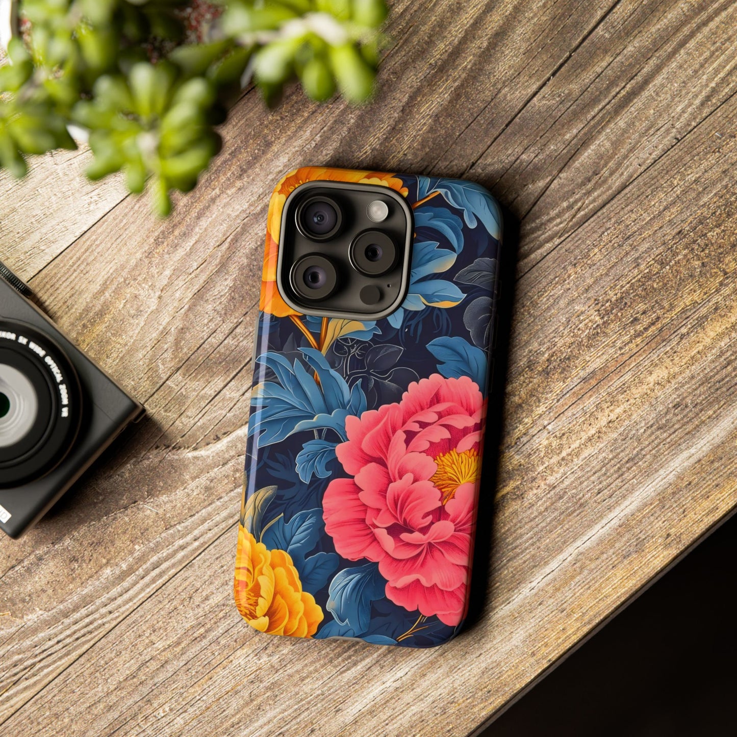 Floral Phone Case, Tough Cases, Stylish Mobile Cover, Gifts for Her, Phone Accessories, Unique Flower Design
