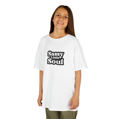 Kids Tee - Sassy Little Soul - Playful Cotton T-Shirt for Little Trendsetters