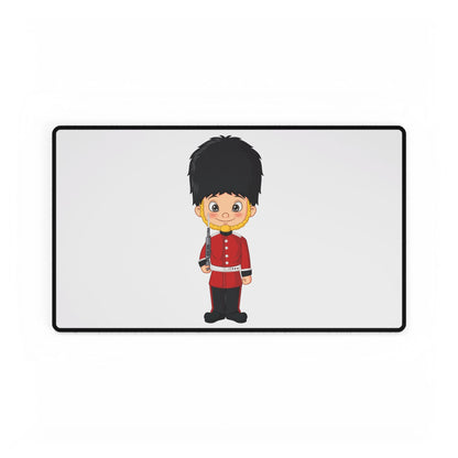 Cute Royal Guard Desk Mat, Kids Desk Accessory, Study Mat, Office Decor, Fun Gift for Children, Teacher Supplies, Playroom Decor