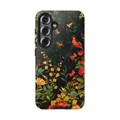 Floral Tough Phone Case, Nature-Inspired Design, Ideal for Garden Lovers, Gift for Birthdays, Christmas, Eco-Friendly Accessory