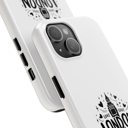 London Love Tough Phone Case - Stylish Protection for City Lovers