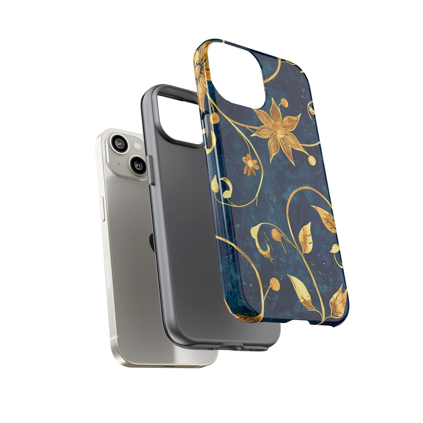 Elegant Floral Phone Case, Tough Cases for iPhone, Unique Style for Her, Gift for Birthdays, Anniversary Present, Nature Lovers