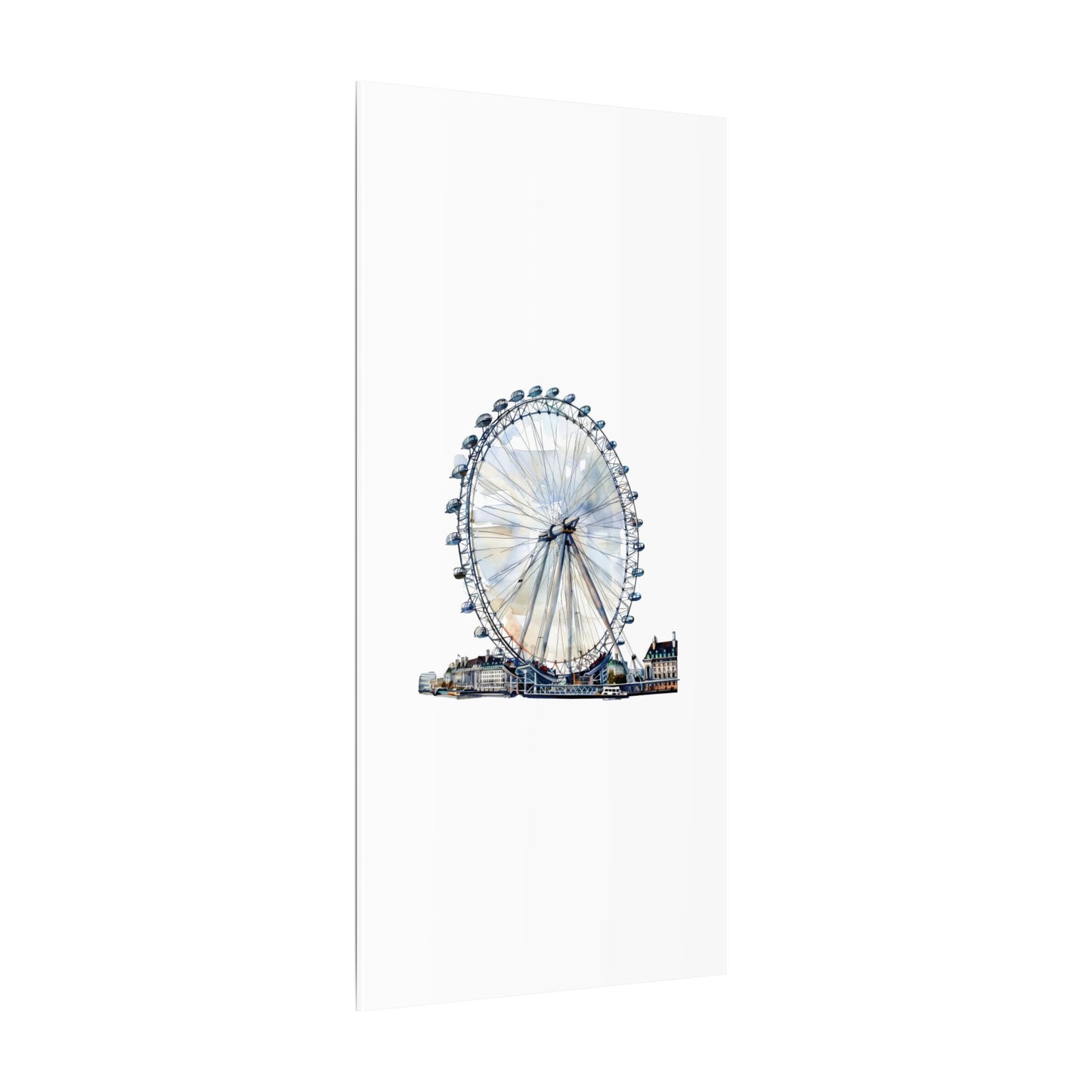 London Eye Canvas Print, Wall Art Decor, Travel Gift, Home Decoration, Unique Art Piece