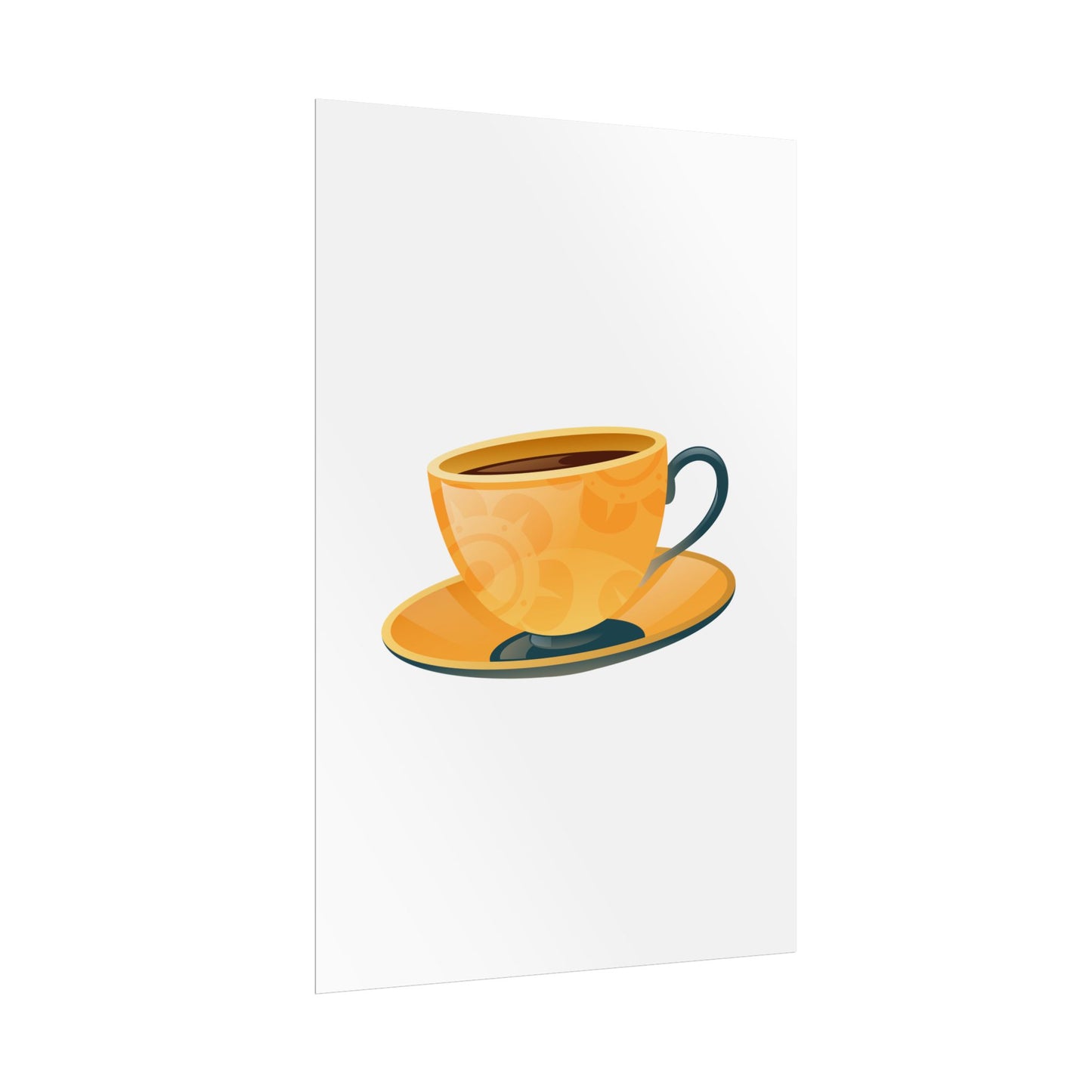 Coffee Lovers Rolled Posters, Cute Coffee Art, Kitchen Decor, Coffee Shop Print, Gift for Coffee Enthusiasts