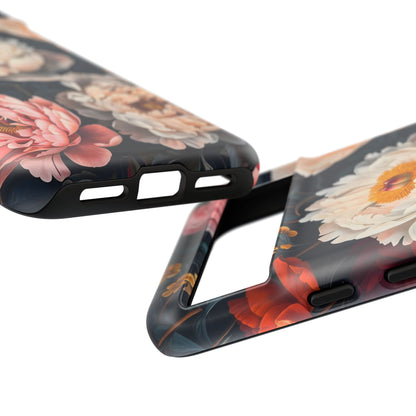 Floral Phone Case, Tough Phone Cover, Flower Design, Unique Gift for Her, Trendy Accessory, Spring Decor