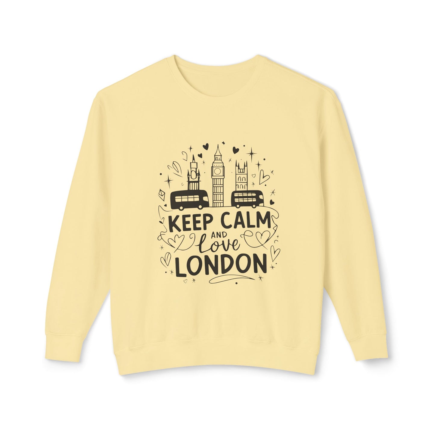 Unisex Lightweight Crewneck Sweatshirt - Love London