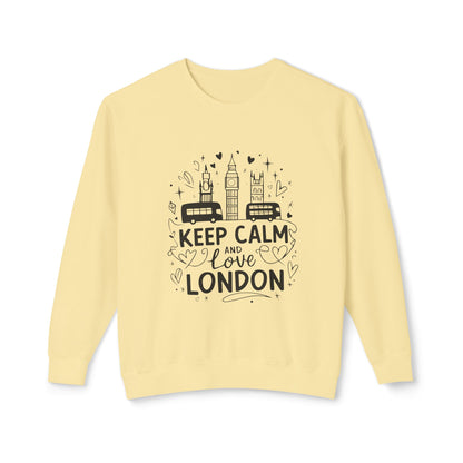 Unisex Lightweight Crewneck Sweatshirt - Love London