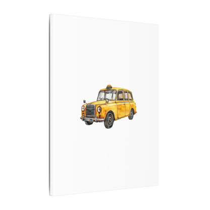 Vintage Taxi Matte Canvas, Stretched, 0.75" (Multi-Size)