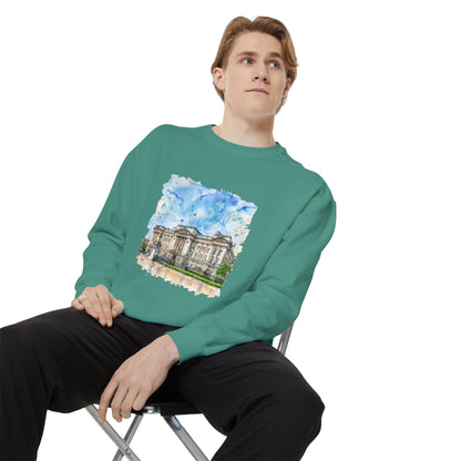 Unisex Garment-Dyed Sweatshirt Lightweight - British Nature Scenic Landscapes