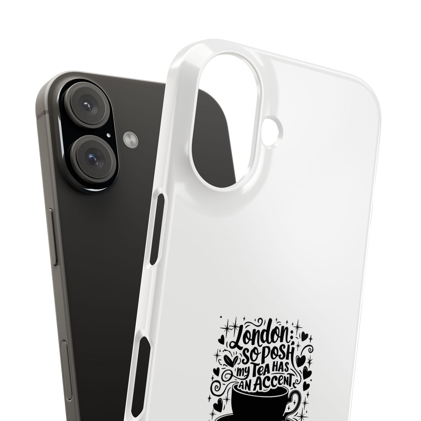 Coffee Lover Slim Phone Cases, Custom Smartphone Cover, Gifts for Coffee Enthusiasts, Unique Accessories, Birthday Gift Idea