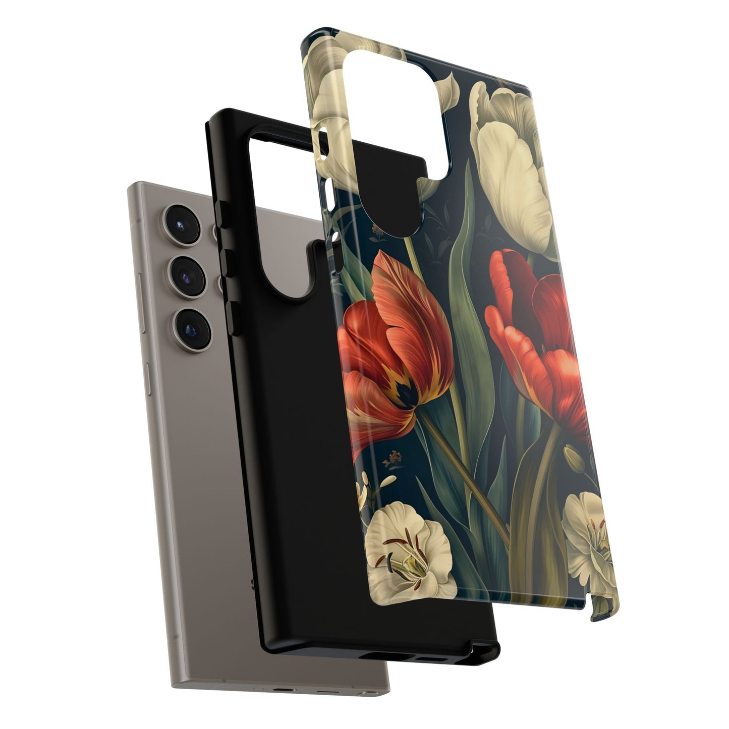 White Flower Tough Cases