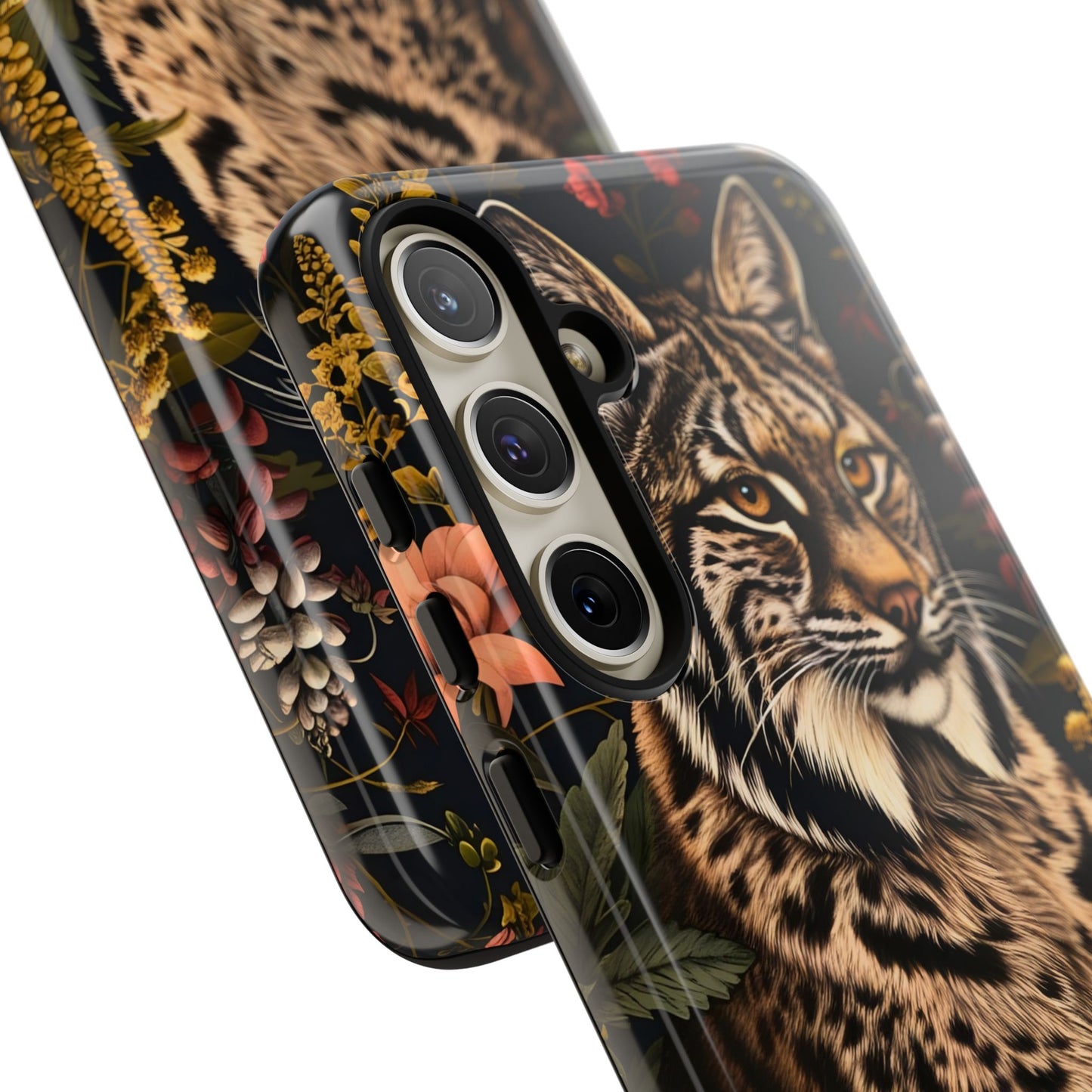 Wildlife Phone Case with Lynx Design, Tough Cases, Animal Lovers Gift, Nature Inspired Accessories, Unique Tech Protection