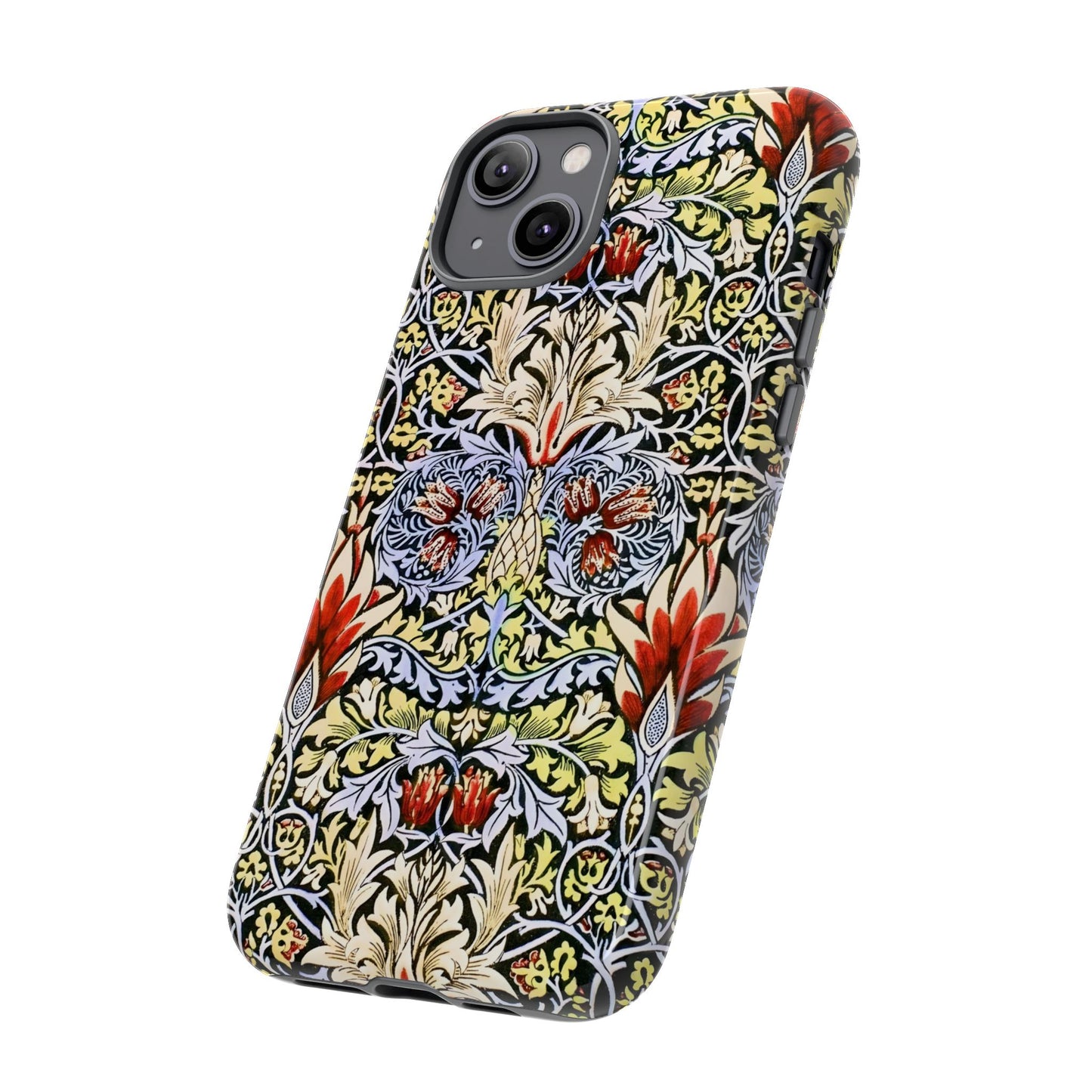 Stylish Phone Case - Floral Design, Tough Cases, Gift for Her, Phone Accessories, Trendy Tech, Unique Cell Phone Cover