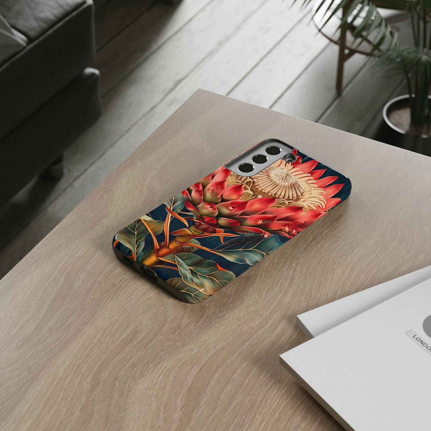 Tough Cases: Vibrant Floral Phone Case, Tough Phone Covers, Floral Art Cases, Nature Design Accessories, Gift for Nature Lovers