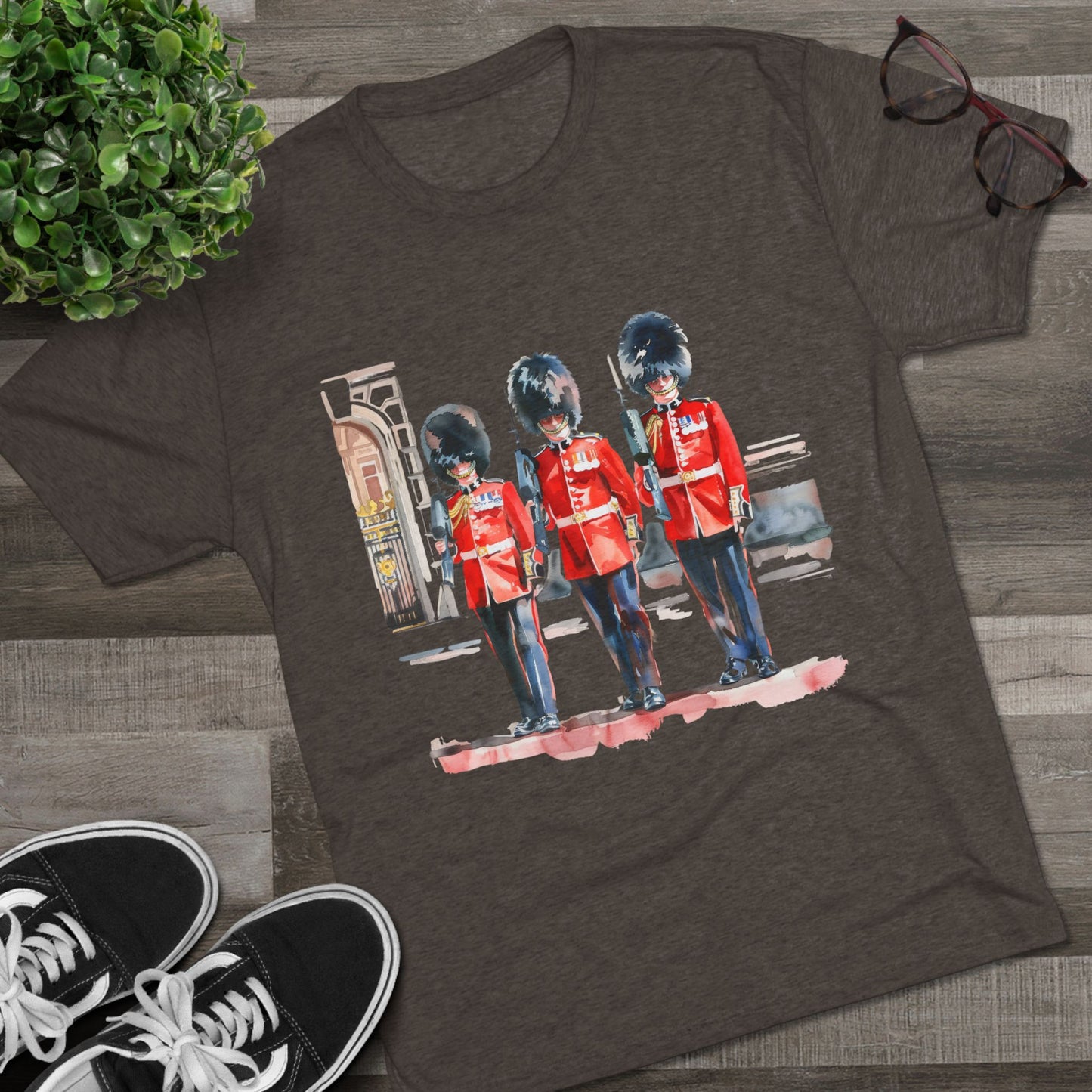 Red Jacket - Bodmin Keep: Cornwall's Army Museum Trendy Unisex Tri-Blend Crew Tee