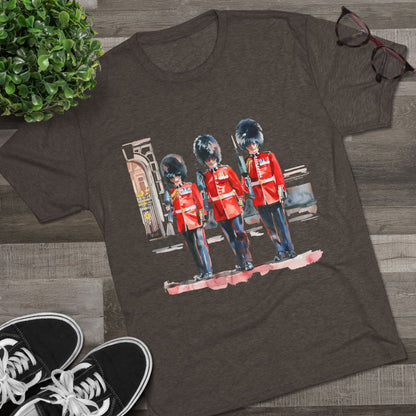 Red Jacket - Bodmin Keep: Cornwall's Army Museum Trendy Unisex Tri-Blend Crew Tee