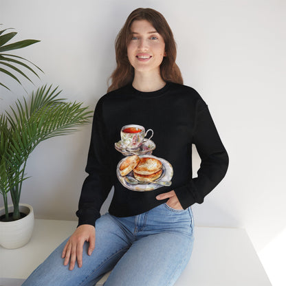 Unisex Heavy Blend™ Crewneck Sweatshirt - From Pies to Puddings - Classic British Dishes