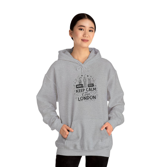 Unisex Heavy Blend™ Hooded Sweatshirt - Keep Calm and Love London