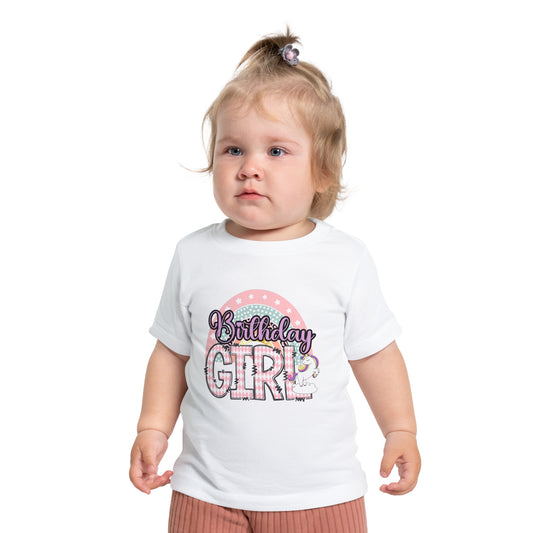 Birthday Girl Baby T-Shirt, Cute Baby Tee, First Birthday Gift, Unicorn Birthday Shirt, Toddler Birthday Outfit