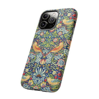 Floral Phone Case | Tough Cases, Stylish Protection, Unique Gift, Eco-Friendly, Floral Pattern, Bird Design