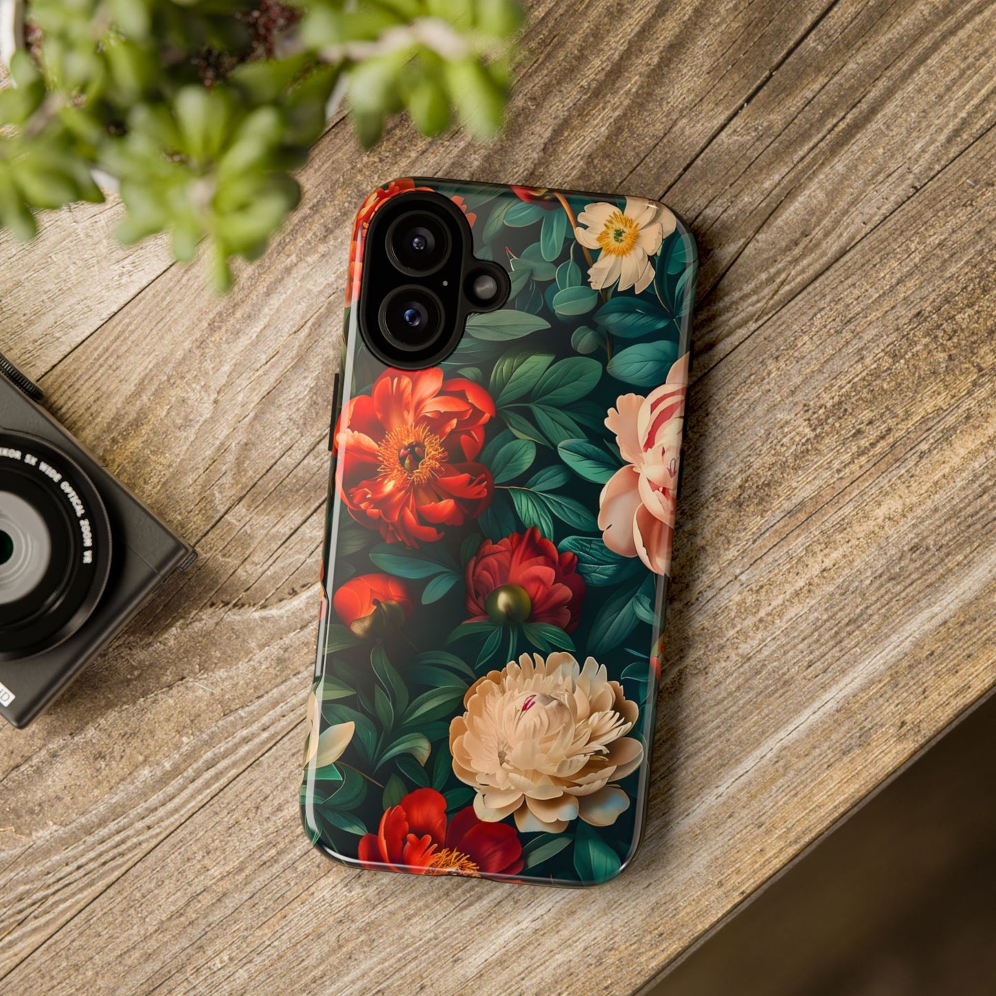 Floral Phone Case - Tough Cases, Vibrant Protection, Gift for Her, Cute Floral Design, Trendy Accessory, Perfect for Spring
