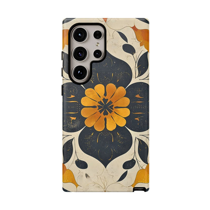 Floral Phone Case - Tough Cases, Botanical iPhone Cover, Vintage Flower Design, Durable Smartphone Protection, Unique Gift Idea