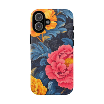 Floral Phone Case, Tough Cases, Stylish Mobile Cover, Gifts for Her, Phone Accessories, Unique Flower Design