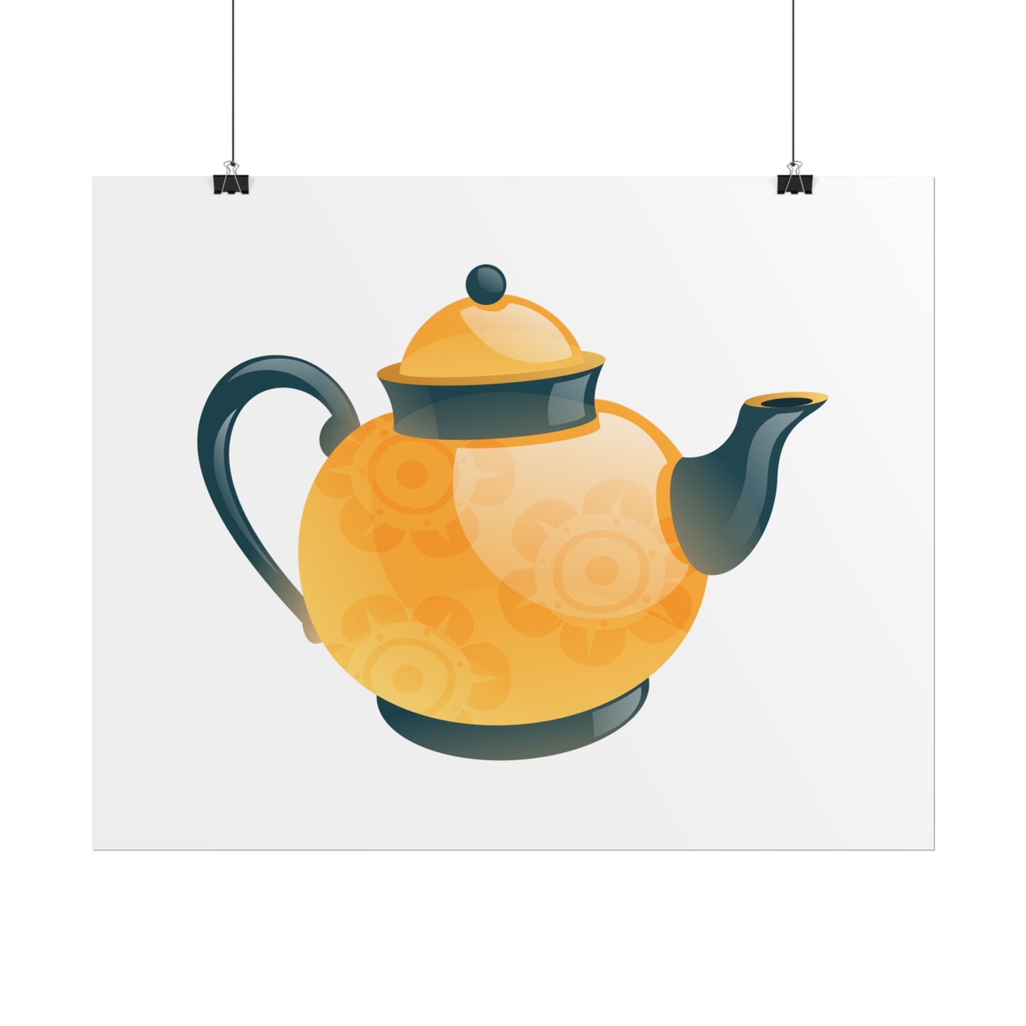 Vintage Tea Pot Rolled Posters