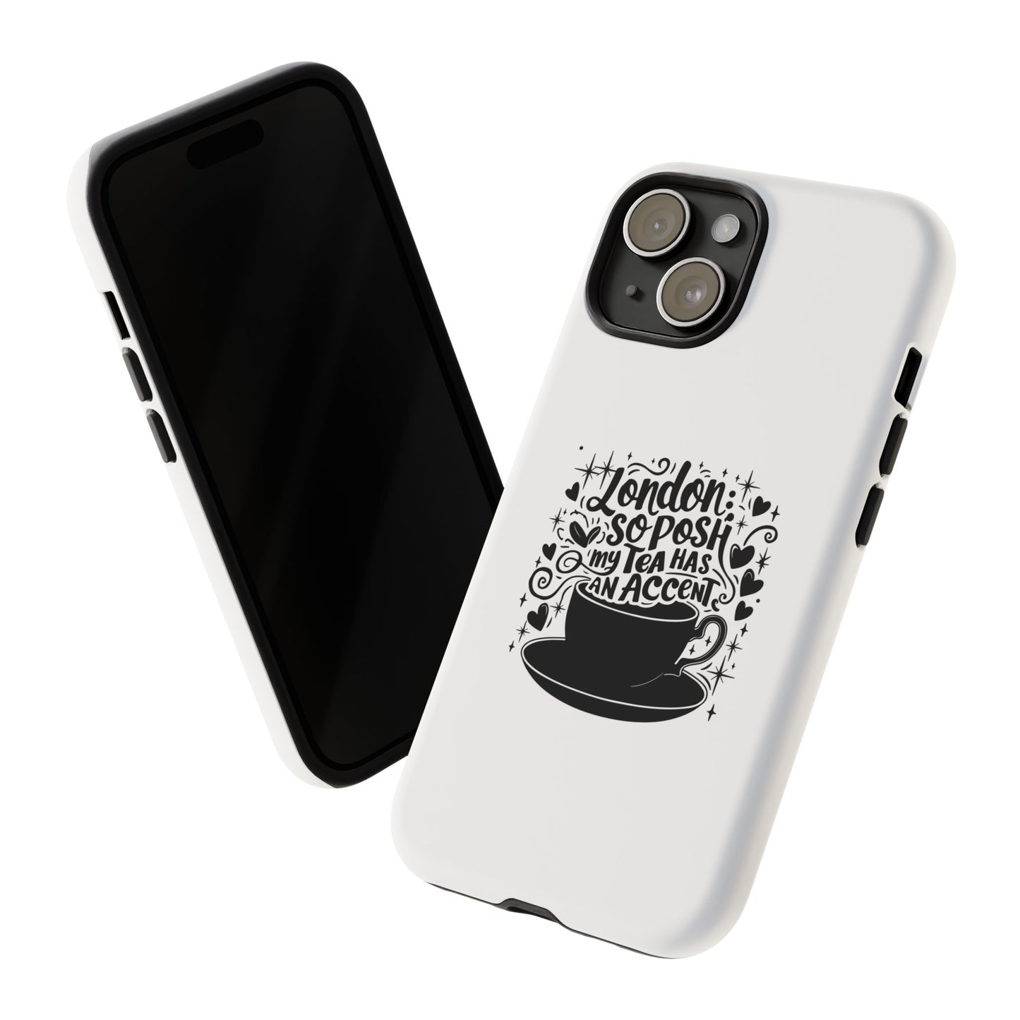 Posh Tea iPhone Case - London Accent Design