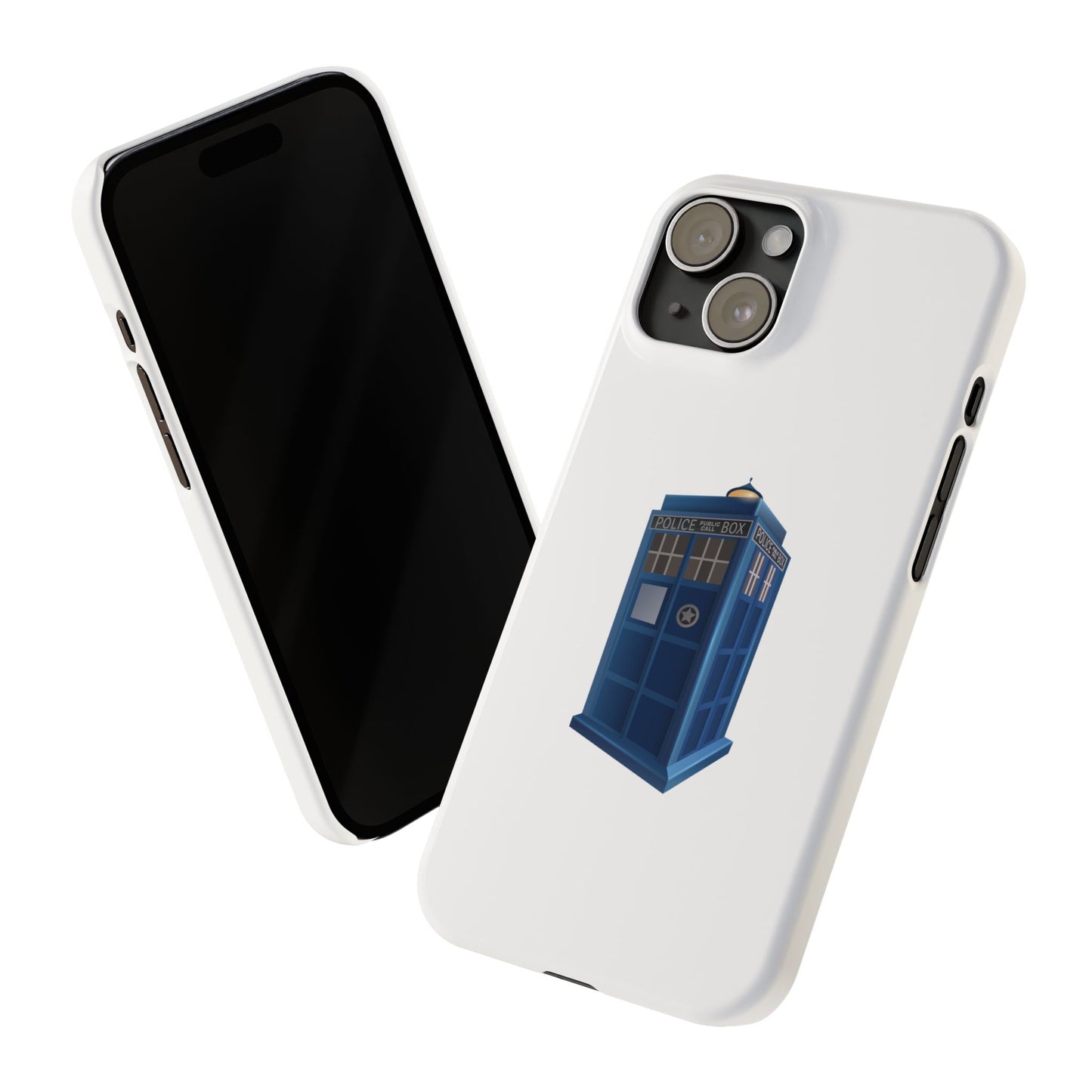 Doctor Who TARDIS Slim Phone Cases, Sci-Fi Phone Covers, Whovian Gifts, Geeky Accessories, Birthday Presents, Fun Tech Gear