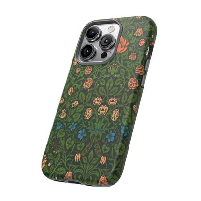 Crimson Leaf Whirl – Phone Case - Tough Cases