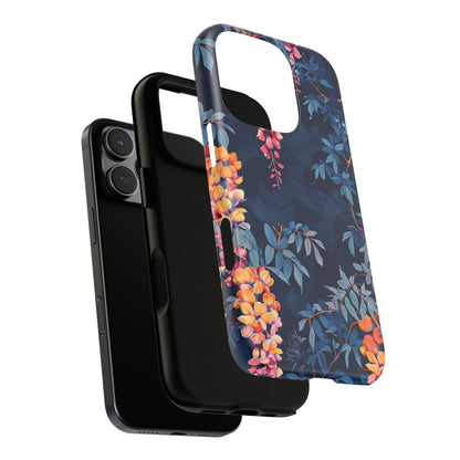 Floral iPhone Case, Tough Phone Cover, Gift for Her, Nature Lover Accessory, Spring Decor, Unique Floral Design