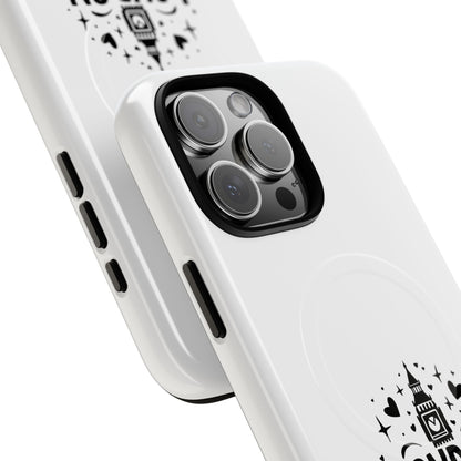 Stylish London-themed Magnetic Phone Case - Durable Protection, Perfect Gift, Unique Design, Travel Accessory, Personalized Cell Cover