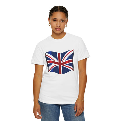 Unisex Garment-Dyed T-shirt - The Union Jack - Symbol of Britain