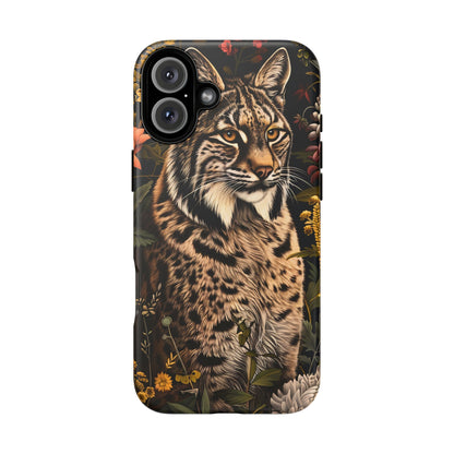 Wildlife Phone Case with Lynx Design, Tough Cases, Animal Lovers Gift, Nature Inspired Accessories, Unique Tech Protection