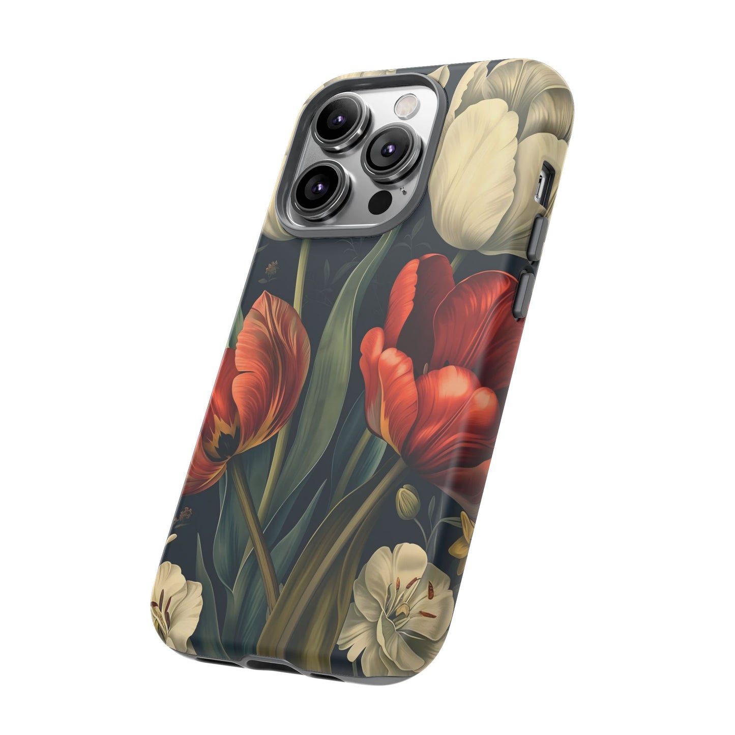 White Flower Tough Cases