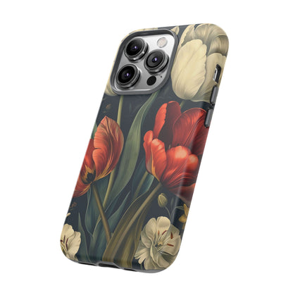 White Flower Tough Cases