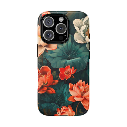 Flower Phone Case, Floral Phone Cover, Tough Case for Floral Lovers, Gift for Her, Stylish Tech Accessories