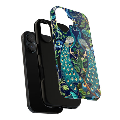 Peacock Tough Phone Case - Colorful Protective Cover, Nature Lover Gift, Stylish Accessory for Celebrations