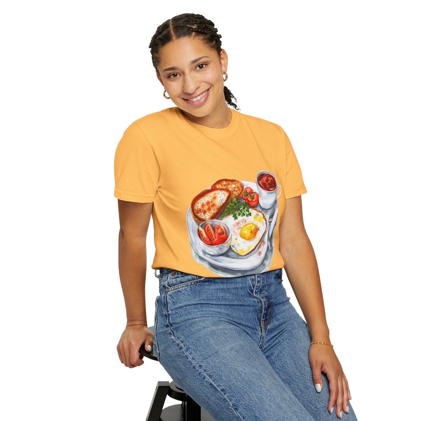 Unisex Garment-Dyed T-shirt - Hearty & Wholesome - Classic British Cuisin