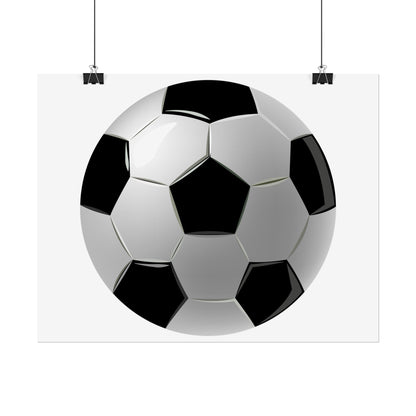 Soccer-Themed Rolled Posters | Perfect for Sports Decor, Game Room, Youth Birthdays, Gifts for Soccer Fans, Wall Art