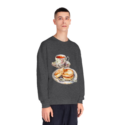 Unisex NuBlend® Crewneck Sweatshirt - British Royal Feast Opulent Dining Fit for Royalty